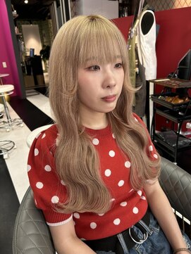 ルフレ 新宿本店1st(Reflet) ハニーベージュ/プルエクステダイヤモンド