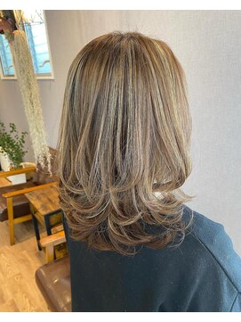 オノマトペ ハイライトカラー