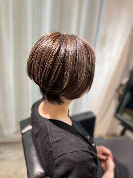 ツムグ 代官山店(TUMUGU) イメチェン30代40代50代大人ウルフボブ白髪染めグレージュ#88