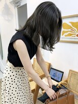 イコ 表参道原宿(ico)&nbsp;オリーブグレー イルミナカラー 暗髪 透明感カラー