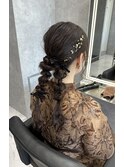 ツイン編みおろし☆