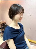 *滝田*似合わせ小顔ショートカットボブ20代30代40代秋色透明感
