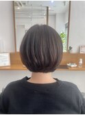【ショートボブ】前下がりショートボブ