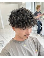 エース 名駅店(Ace) 波巻きスパイラルパーマメンズマッシュツイストスパイラルパーマ
