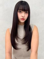 アッシュ 中野店(Ash)&nbsp;イメチェン/似合わせカット/フルバング/レッドブラウン/中野