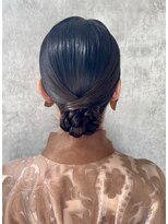 スタイル 横浜(STYLE)&nbsp;横浜タイトシニヨン／ヘアセット/編みおろし/カチモリ/アレンジ