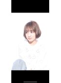 柔らかショートボブ