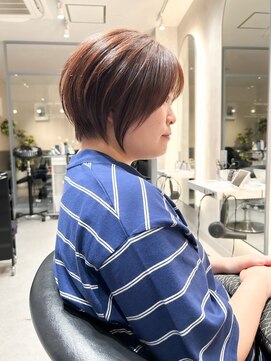 ロンド エメ 柏(Lond aimer) イメチェン×髪質改善ダブルカラー前髪レイヤーショート[柏]