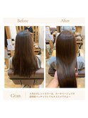 お客様髪質改善データ1745（カーキベージュ）