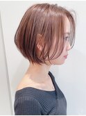 Say.ショートボブチェリーブラウンチェリーレッドミニウルフ青山