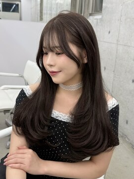 エヌアイ オモテサンドウ(ni omotesando) ワンカールで可愛いレイヤーカット お顔周りカット