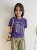 レイヤーで無造作に柔らかい質感の自然なボブです！レイヤーボブ