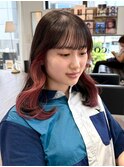 ピンク　イヤリングカラー