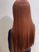 アジールヘア 所沢プロペ通り店(agir hair)&nbsp;★夏◎アプリコットオレンジくびれ韓国ヘア