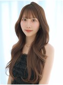 【F】ゆるふわかわいいニュアンスカール前髪カット