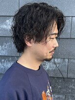 リオールバイニアウ(RE:ALL by Niau) メンズボブウルフパーマツイストスパイラルパーマ波巻パーマ