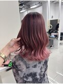 グラデーションカラーバレイヤージュインナーカラー　ryota