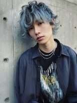 イル プラス 原宿(iLe.+) MEN’S HAIR/サーフカール/刈り上げセンターパート/ブリーチ