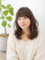 ゲッカ あざみ野(gecca) 【geccaあざみ野】扱いやすい◎大人のふんわりミディ