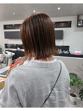 バングヘアーデザイン(BANG HairDesign) 切りっぱなしボブスタイル