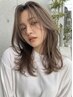 【人気No.1透明感カラー】カット+透け感カラー +超音波トリートメント￥7,500