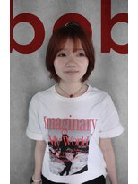 フランチェスカドットボブ(francesca.bob)&nbsp;オレンジとレイヤーbob【田野剛大】
