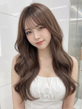 アロン(ALLON) 韓国風レイヤー×透明感ショコラグレージュ