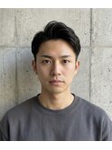 ▼アップバング/メンズカット/ツーブロック/ビジネスマン