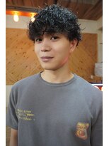 ロム 札幌大通(LOM)&nbsp;【札幌】メンズ波巻きシャドウパーマ