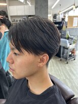 マリオヘアー 羽生店(MARIO HAIR)&nbsp;センターパート2ブロックマッシュ