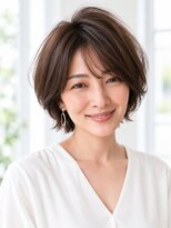 ビフィーノ リルネ(Bifino Rilune)&nbsp;丸みナチュラルショート（兵庫県 川西市）