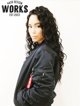 ワークス ヘアデザイン(WORKS HAIR DESIGN) 外国人風カーリースパイラルパーマ