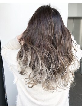 アライブ ハラジュク(ALIVE harajuku) 【ALIVE原宿】バレイヤージュセミウェットグラデーションカラー