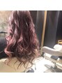 ヘアーアンドメイク ラブストラック(Hair&Make LOVESTRUCK) ピンク、パープル系のカラーも人気です