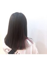 ヴィサージュファイン(VISAGE fine) <ワンレンストレート>インナーバイオレットピンク