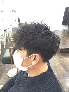 アークス(Ark'ss) メンズ　ソフトフェード　フェード　スパイラル　パーマ