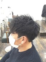 アークス(Ark'ss) メンズ ソフトフェード フェード スパイラル パーマ