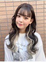 ボアップ 新居浜店(boappu)&nbsp;#インナーカラー#ホワイトベージュ#プルエクステ#エクステ