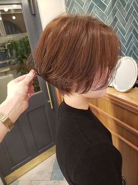 ロンドプロフィール 浦和(Lond profil) 浦和ショートヘアショートカット韓国白髪ぼかし白髪染めボブ