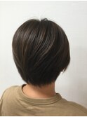 ハンドブローで決まる大人ショート