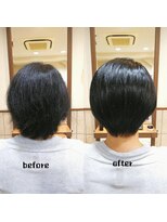 ネオリーブチノ 登戸店(Neolive cino)&nbsp;髪質改善酸熱&超音波ハホニコTR 大人ショート