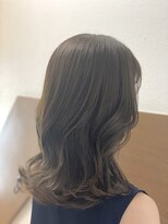 ギンザ ヘアー シロー(Ginza hair CIRO) 小顔カットブリーチなしベージュくびれミディアム