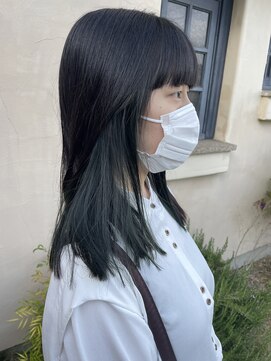 ラポール(RAPPORT) イヤリングモスグリーン&ロブ