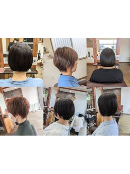 骨格を計算した似合わせショート☆お客様に合わせたどこから見ても美しくショートヘアに♪