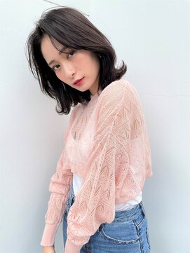 フィガロ ミリー 北生駒店(Figaro Mily) 外ハネレイヤースタイル