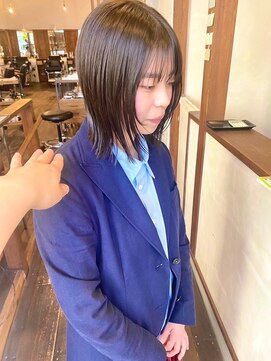 モク 大阪梅田店(MOK) 【軽いのが可愛い】レイヤーボブ