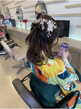 プルーフアンテナ(PROOF ANTENNA) ハーフアップ