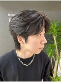【毛流れセンターパート】
