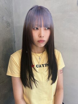 ペレ 梅田(PELE) 前髪/アンブレラカラー/こなれミディ/イメチェン/ウェーブパーマ