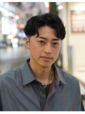 ツーブロックナチュラルパーマ